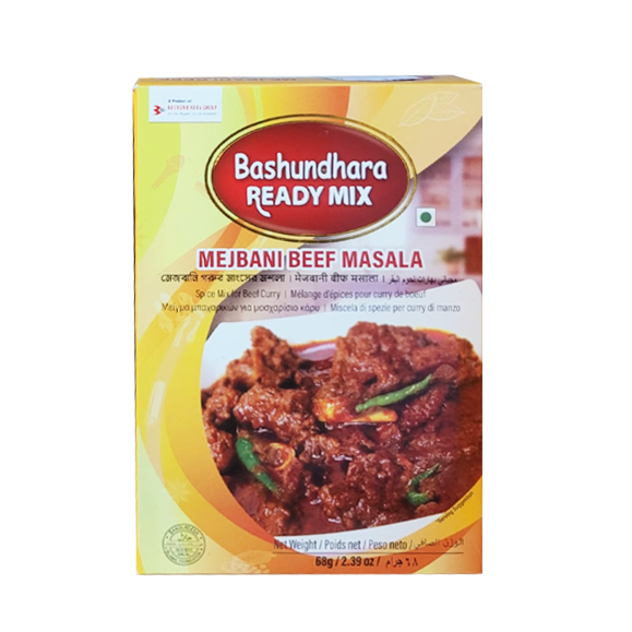 Mejbani beef masala bashundhara ready mix 68g- gorur mangso mosolla - Mehendi Beef Masala Basundhara Fertigmischung